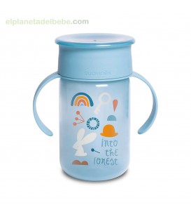 VASO 360 +12M 340ML FOREST AZUL SUAVINEX