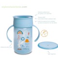 VASO 360 +12M 340ML FOREST AZUL SUAVINEX