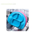 PLATO SILICONA BLW ROSA MOLTO