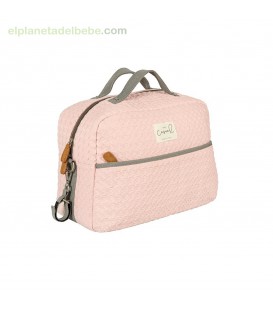 BOLSO + CAMBIADOR DREAM CROCHET SALMON BIMBI