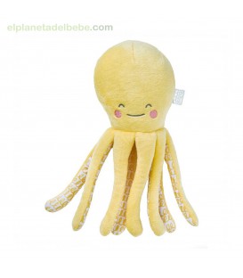 PELUCHE WILD COLORS PULPO AMARILLO SARO