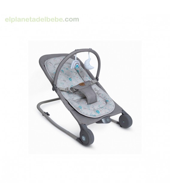 HAMACA MUSICAL MUVE 2.0 HELLO BABY GRIS TUC TUC