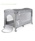 CUNA DE VIAJE OXFORD COLECHO GRIS CONEJITO 401 MS