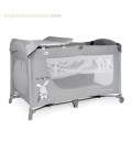 CUNA DE VIAJE OXFORD COLECHO GRIS CONEJITO 401 MS