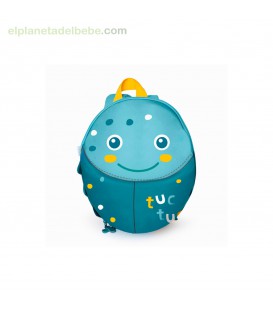 MOCHILA GUARDERIA RIGIDA HELLO DINOS AZUL TUC TUC