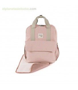 MOCHILA I LOVE VICHY ROSA WALKING MUM