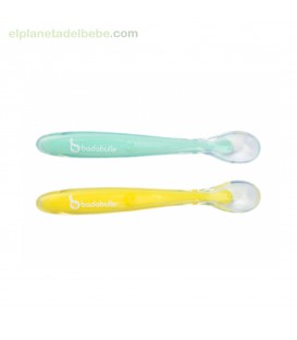 SET DE 2 CUCHARAS SILICONA BADABULLE