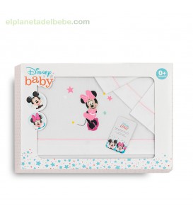 TRIPTICO CUNA ALGODON MINNIE GEO INTERBABY