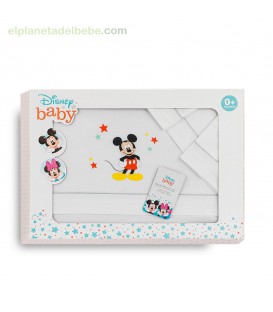 TRIPTICO COCHE ALGODON MICKEY GEO INTERBABY