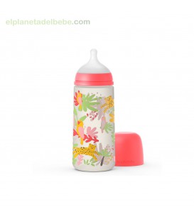 BIBERON 360 FLUJO L JUNGLE ROSA SUAVINEX