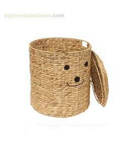CESTA ALMACENAJE RATAN NATURAL CASUAL