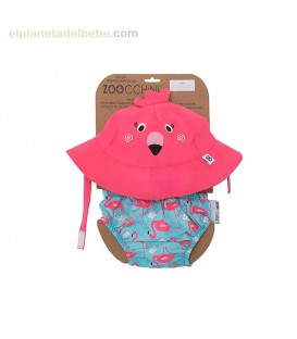 CONJUNTO BAÑADOR FLAMENCO 12-24M
