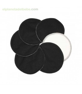 DISCOS LACTANCIA NEGRO SIEMPRE SECO 12CM 2 PARES