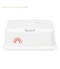 CAJA TOALLITAS FUNKYBOX BLANCA ARCOIRIS ROSA