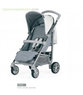 SILLA SPOT COMPACT CRM A909 GRIS BLANCO BEBECAR