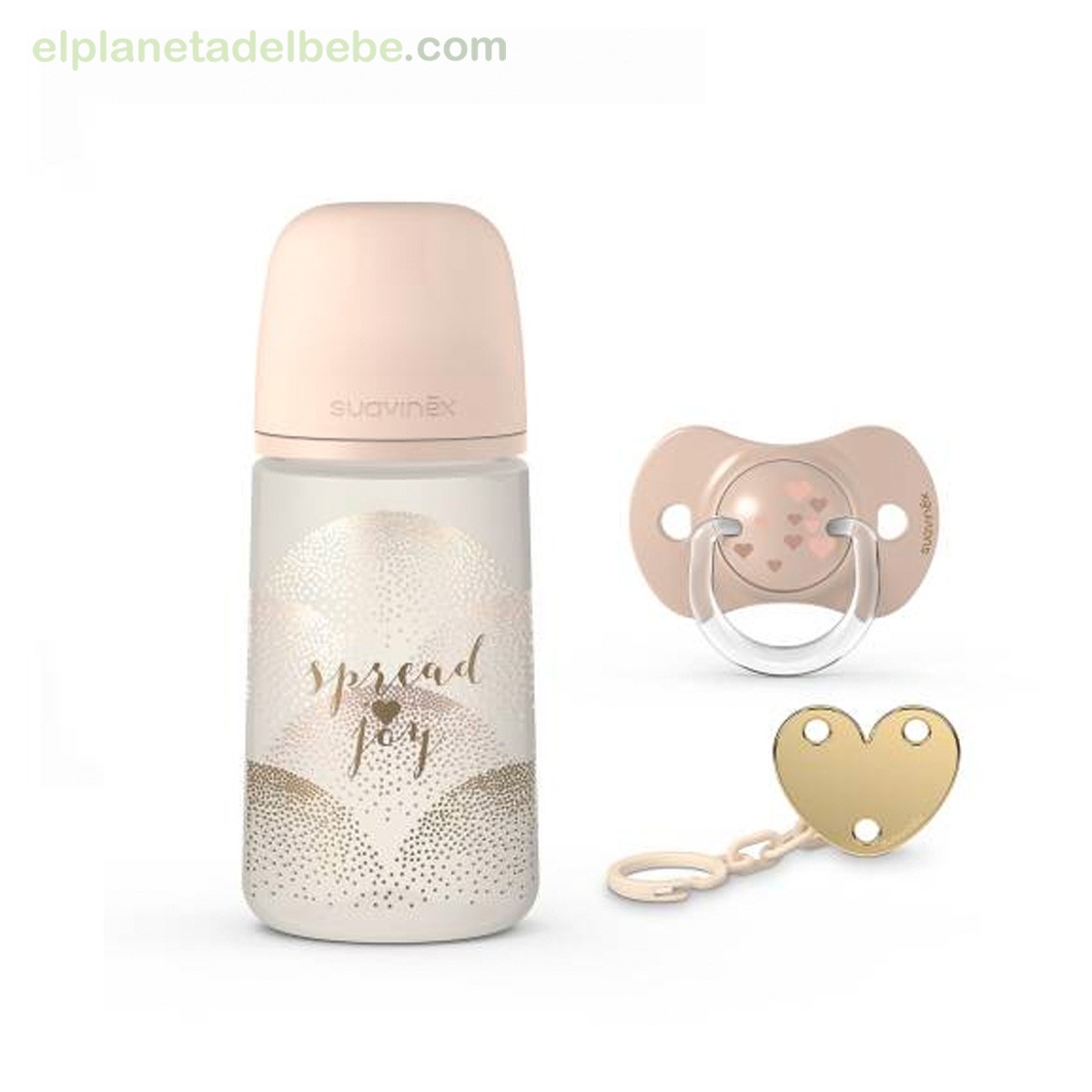 SET REGALO SPREAD JOY BEIGE SUAVINEX