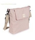 BOLSA CANASTILLA I LOVE VICHY ROSA WALKING MUM