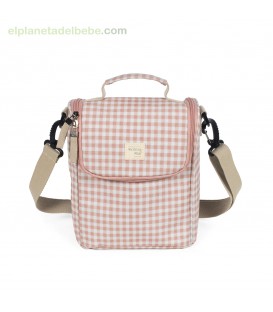 BOLSA TERMICA I LOVE VICHY ROSA WALKING MUM