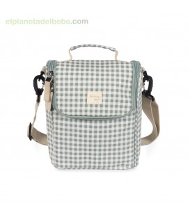 BOLSA TERMICA I LOVE VICHY VERDE WALKING MUM