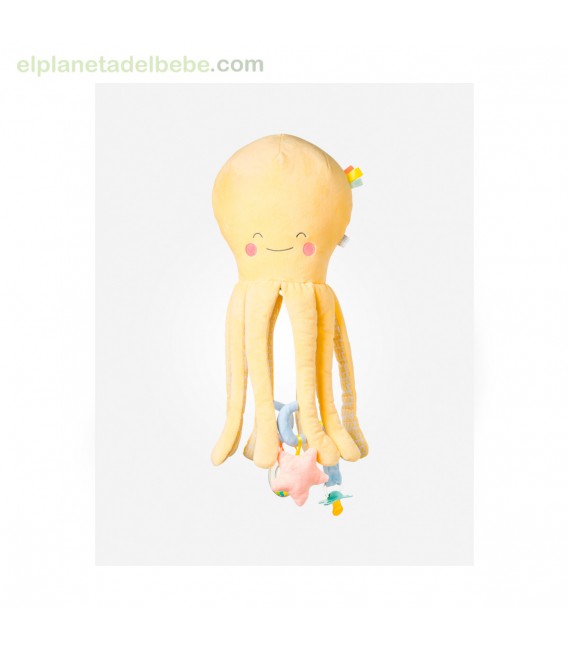 PULPO GIGANTE MULTIACTIVIDAD HAPPY SEA AMARILLO SARO