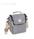 BOLSA TERMICA I LOVE VICHY NEGRO WALKING MUM