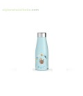 BOTELLA ACERO INOX 350ML FOREST AZUL SUAVINEX