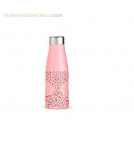 BOTELLA ACERO INOX 500ML JUNGLE ROSA SUAVINEX