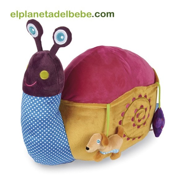 caracol de peluche