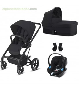 PACK BALIOS S LUX BLK DEEP BLACK CON ATON B CYBEX