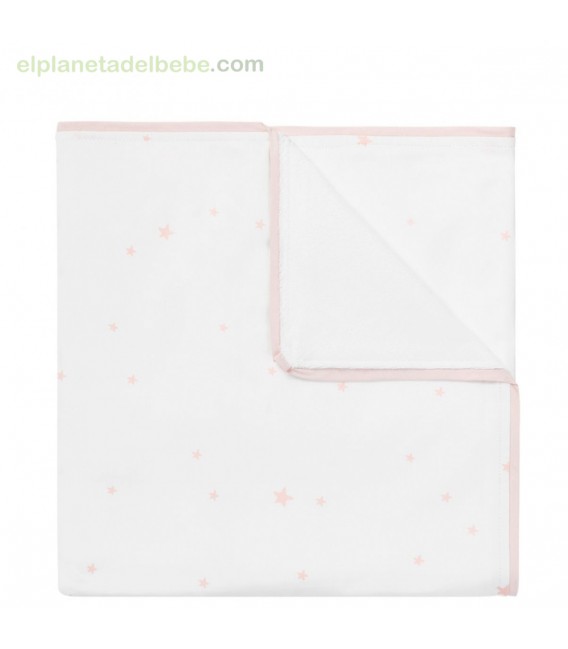 ARRULLO 80X80 TEDDY ROSA PETIT PRAIA