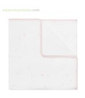 ARRULLO 80X80 TEDDY ROSA PETIT PRAIA