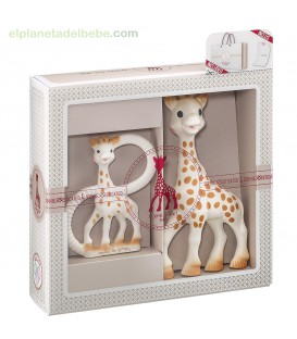 MI PRIMER SET SOPHIE LA GIRAFE + ANILLO DE DENTICION 100% NATURAL