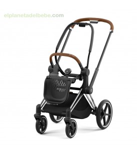 PRIAM SILLA Y CHASIS CROMADO BROWN CYBEX 2022