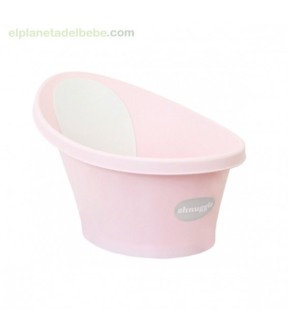 BAÑERA SHNUGGLE ROSA RESPALDO BLANCO