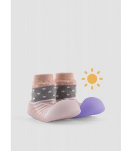 ZAPATO CHAMELEON PINK POLKA-TALLA L BIGTOES