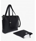 BOLSO ORGANIZADOR POLIPIEL LOVE NEGRO TUC TUC