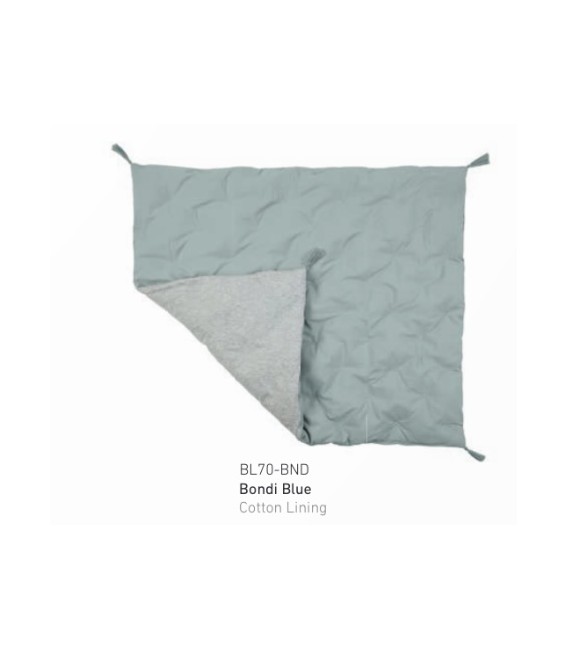 MANTA SINI BLANKET AIRY BONDIE BLUE 35X29 7 AM