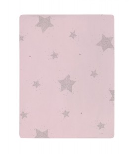 COLCHA MINICUNA 50X75  ETOILE ROSA PETIT PRAIA