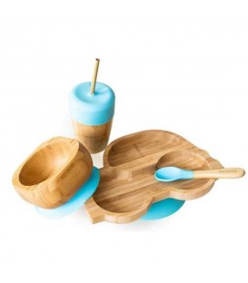 SET REGALO COCHE AZUL ECO RASCALS