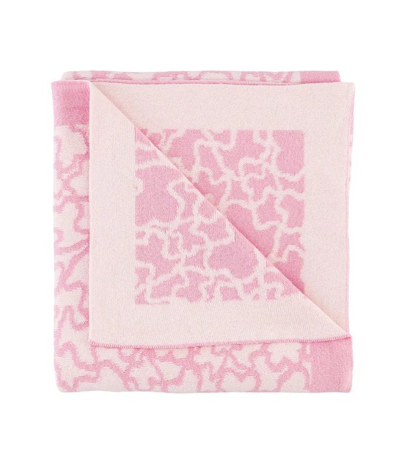 MANTA KAOS JACQUARD ROSA FUCSIA TOUS