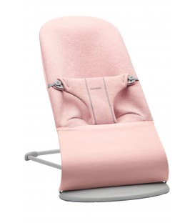 HAMACA BLISS CHASIS GRIS CLARO TEJIDO 3D JERSEY ROSA CLARO BABY BJORN