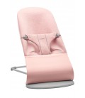 HAMACA BLISS CHASIS GRIS CLARO TEJIDO 3D JERSEY ROSA CLARO BABYBJORN