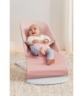 HAMACA BLISS CHASIS GRIS CLARO TEJIDO 3D JERSEY ROSA CLARO BABYBJORN