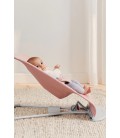 HAMACA BLISS CHASIS GRIS CLARO TEJIDO 3D JERSEY ROSA CLARO BABYBJORN