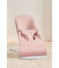 HAMACA BLISS CHASIS GRIS CLARO TEJIDO 3D JERSEY ROSA CLARO BABYBJORN