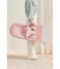 HAMACA BLISS CHASIS GRIS CLARO TEJIDO 3D JERSEY ROSA CLARO BABYBJORN
