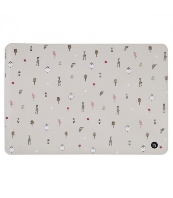 MANTEL DE SILICONA GRIS ARENA BABY LIVIA