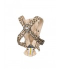 MOCHILA PORTABEBÉ MINI LEOPARDO BEIGE TEJIDO ALGODÓN  BABY BJORN