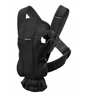 MOCHILA PORTABEBÉ MINI NEGRO TEJIDO MESH BABY BJORN