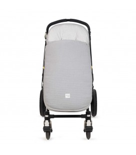 SACO SILLA I LOVE VICHY GRIS WM